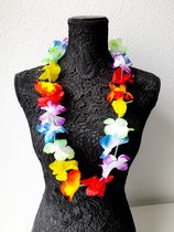 6 Sets/pack Hawaiian Flower Necklace Hawaiian Leis Luau Garland Hawaii Bloemen Ketting Bloem Ketting Hawaii Garland