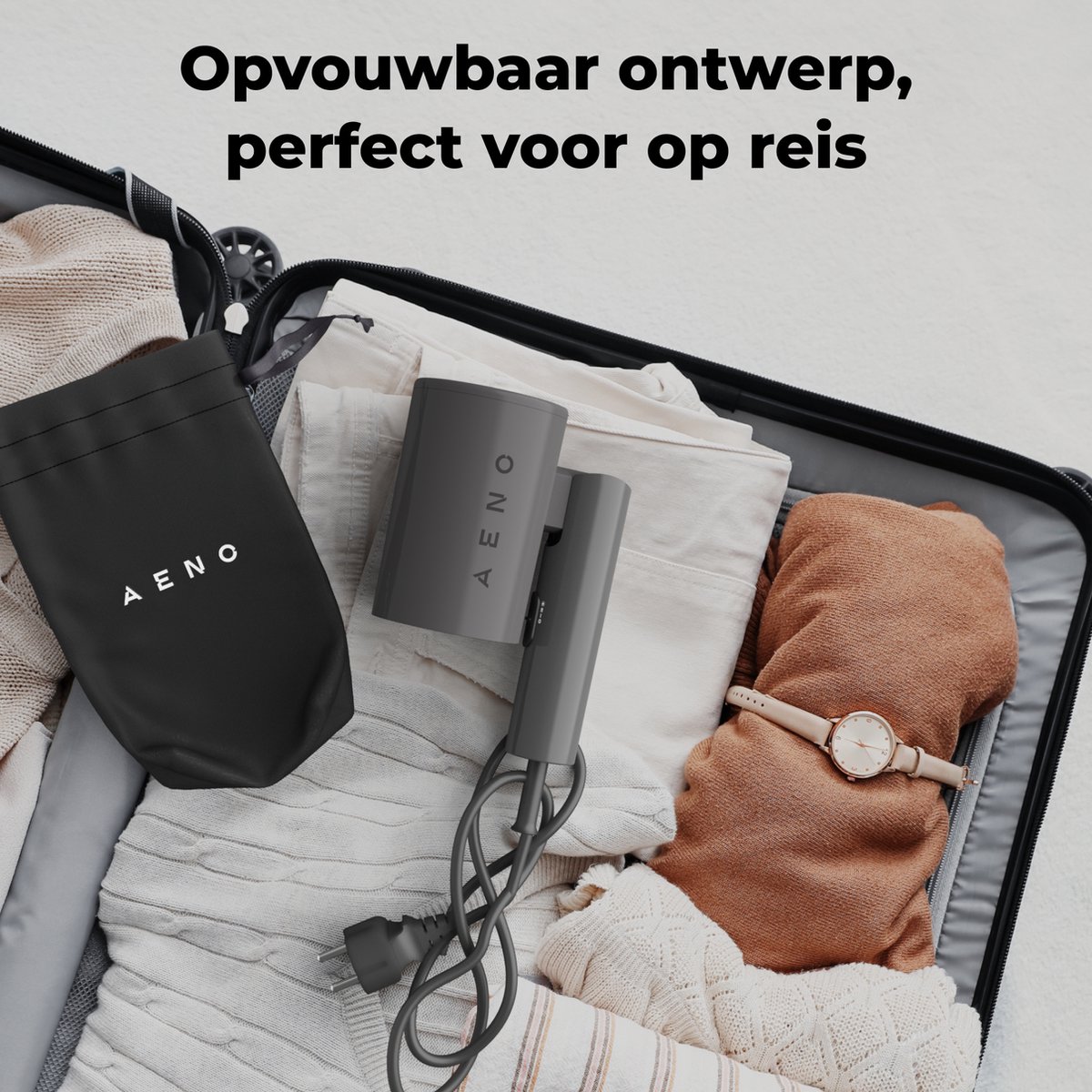 AENO HD2 - Haar föhn - Haardroger - Opvouwbaar - Ionisatie - afbeelding 3