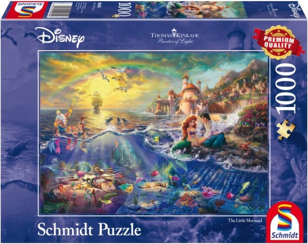 The Little Mermaid - Puzzel 1000 stukjes — afbeelding 13