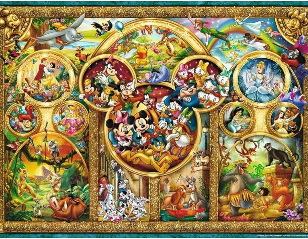 Ravensburger puzzel Disney mooiste Disney Thema's - Legpuzzel - 1000 stukjes — afbeelding 4