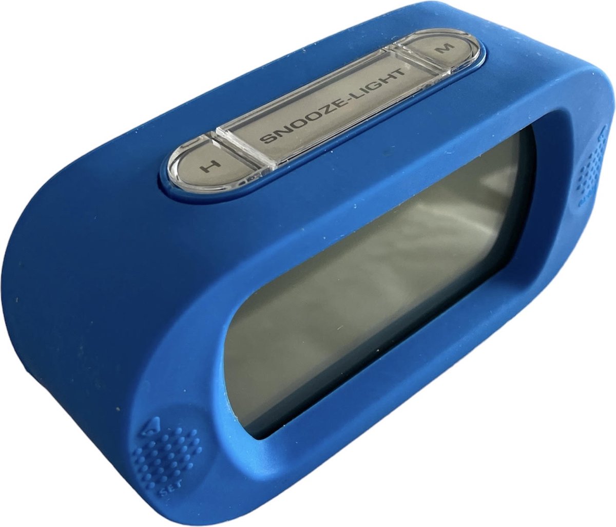 Digitale Wekker Klok - 12 uurs wekker - Werkt Op Batterijen - AM/PM - Makkelijk Instelbaar Alarm met Snooze en licht Functie - Kinderwekker Reiswekker - Digitale LED Klok/Wekker - Trendy Wekker Met Snooze functie - Stevige Alarmklok - Blauw — cadeau in Elektronica - foto 2