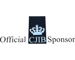 Auto sticker CJIB sponsor geheel zwart