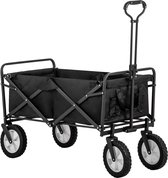 Bol.com Inklapbaar Outdoor All Terrain Trolley - Opvouwbare Bolderkar met Verstelbare Handgrepen aanbieding