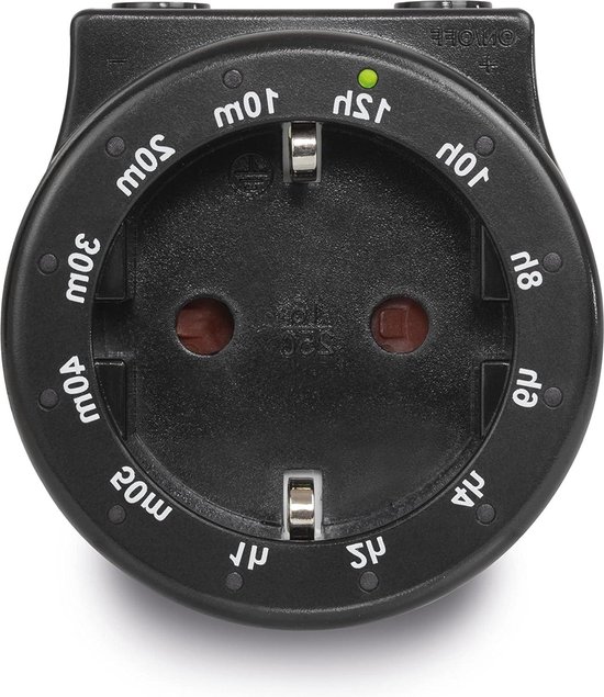 HBN Afteltimer stopcontact, timer met countdown in 6 standen (15 min-6