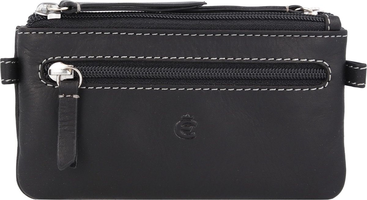Esquire Dallas Sleutel portemonnee Leer 13.5 cm - schwarz