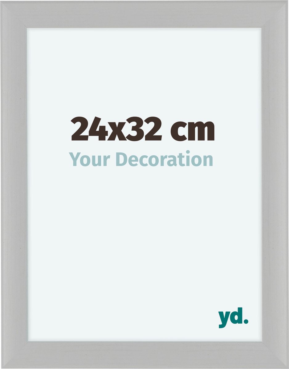 yd. Your Decoration - Fotolijst 24x32 cm - MDF - Wit Houtnerf - Como