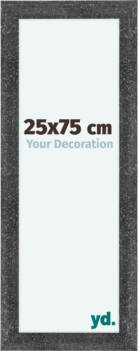 yd. Your Decoration - Fotolijst 25x75 cm - MDF - Grijs Geveegd - Como
