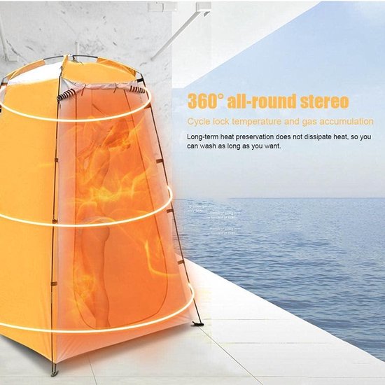 Campingwise pop-up douchetent - Blue