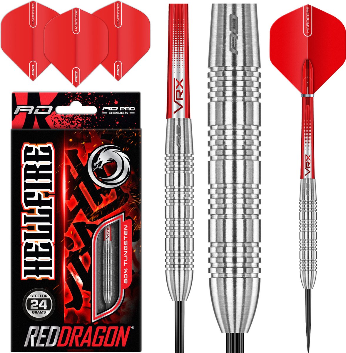 Red Dragon Hell Fire B 80% - Dartpijlen