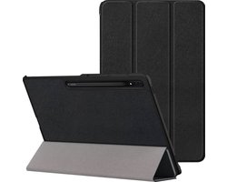 Avizar Foliohoes Geschikt voor Samsung Galaxy Tab S9 Ultra Ondersteuning en controle, Zwart
