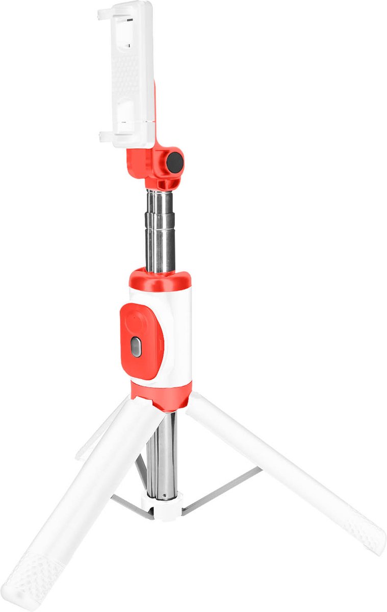 Avizar Selfie stick Bluetooth uitschuifbaar statief, Wit