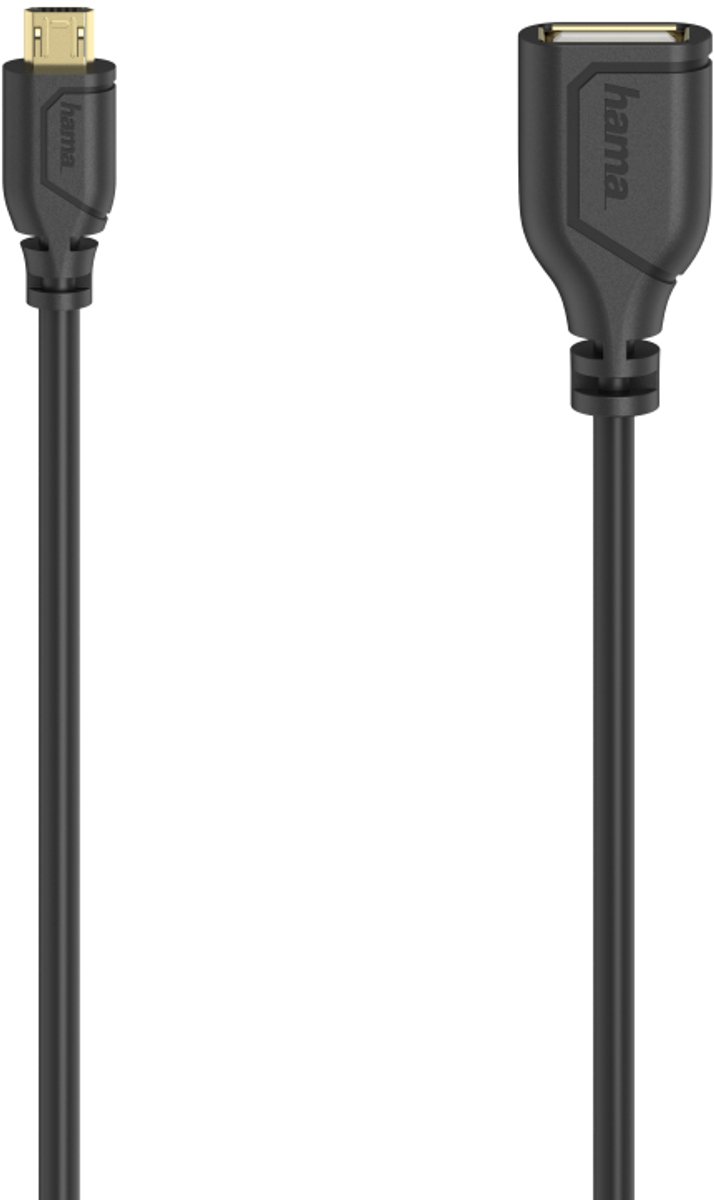 HAMA 200613 OTG-kabel Flex 0,15m