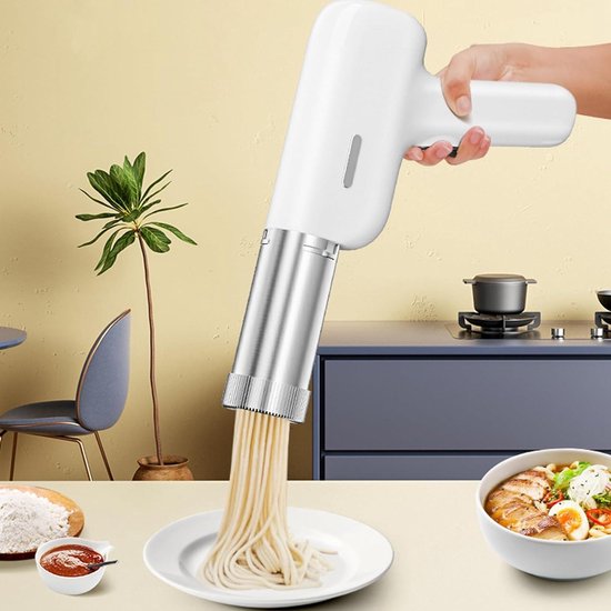 Draagbare Elektrische Pastamachine - Automatische Elektrische Pastapers Noodle Maker — afbeelding 3