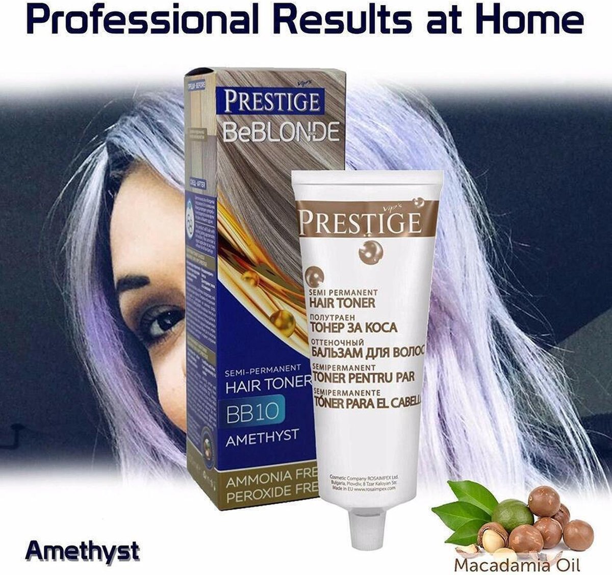 haar toner prestige amethyst BB10 Amoniak & Peroxide Vrij