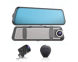 Spiegel Nixi voor auto - 2.5K & 1080P - Voor en Achter Camera - WiFi en GPS - 11 Inch met App - Nixi Camerasysteem - Nachtzicht - Parkeerbewaking - met Parkeerhulp - G Sensor - Loop opname - Ultra HD- 128GB