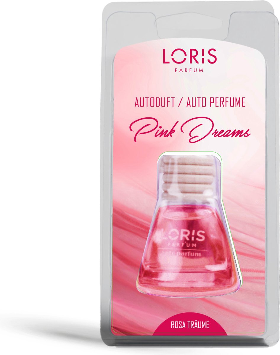 LORIS - Autoparfum - Autogeur - Auto Luchtverfrisser - Auto Geurverfrisser - PINK DREAMS - Parfum 119 - 10ml