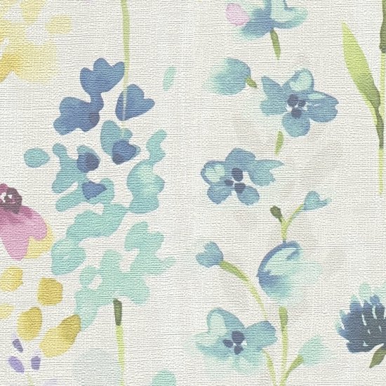 PAPIER PEINT FLORAL AQUARELLE | floral - Multicolore - AS Création Aquarell Dreams
