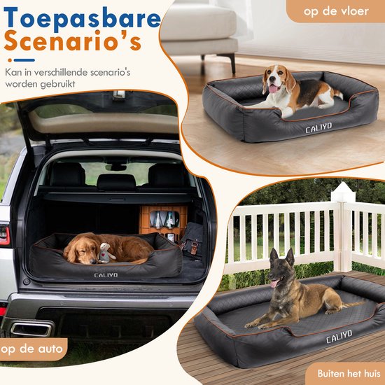 CALIYO Orthopedisch hondenbed voor kleine honden, 76 x