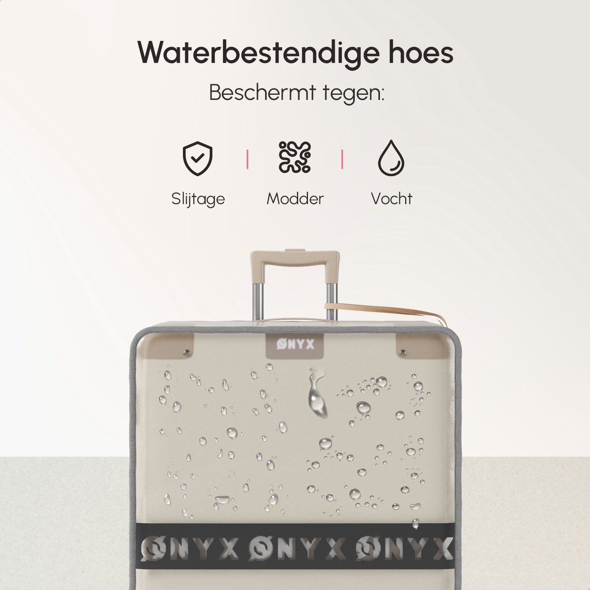 Jeqqinuz Kofferhoes, waterdicht, kofferbeschermhoes, kofferhoes, 71 cm