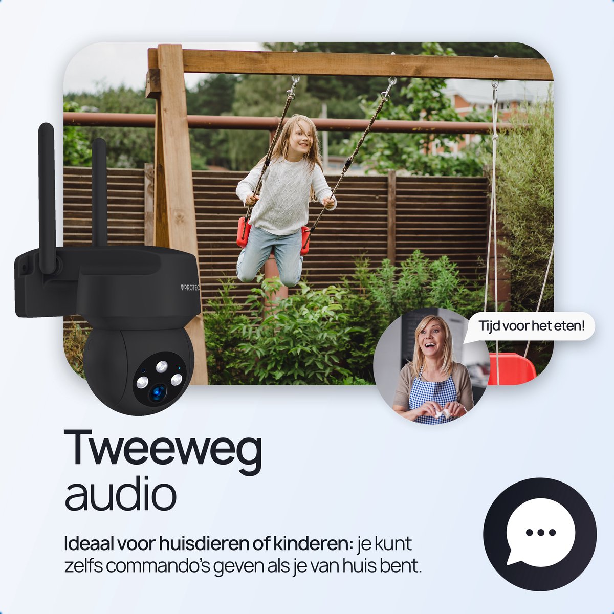 Protectly Beveiligingscamera Buiten 3K HD 5MP met 64GB SD thumbnail 5