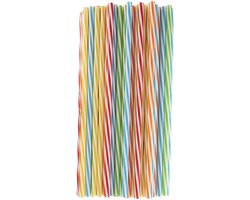 Rietjes 22 cm 50 stuks - voor Dranken - Drinkrietjes