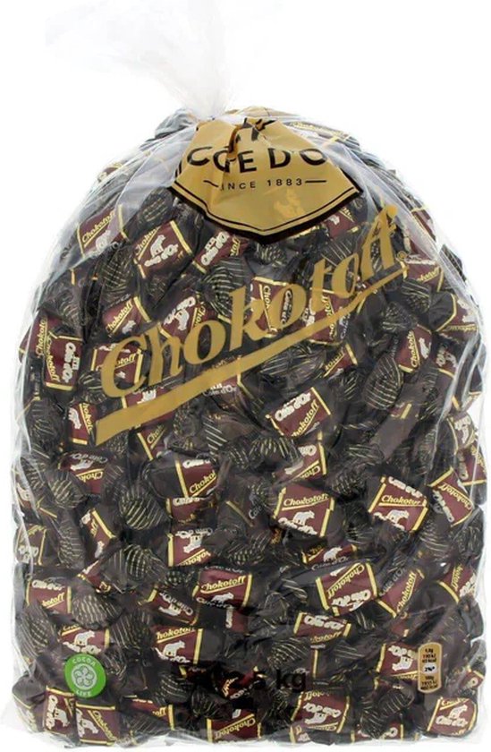 Côte d'Or Chokotoff Chocolade - Chocolaatjes Puur 2,5KG - Chocoladesnoepjes - Voordeelverpakking - Voorraad - Verjaardag Cadeau Vrouw of Man - Geschenkset voor Man en Vrouw - Chocolade en Toffee
