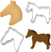 Bymivofun 32 stuks paardencupcake-toppers, paardenrennen