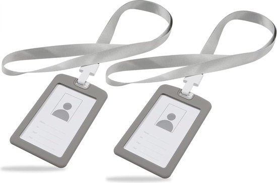 Verticale badgehouder Badge Prison permanent afsluitbaar voor 2 Verticale badgehouder Badge Prison permanent afsluitbaar voor 2