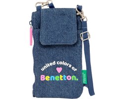 Portemonnee Benetton Denim Zak voor mobiel Blauw