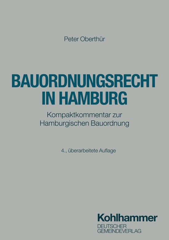 Bauordnungsrecht in Hamburg - cover