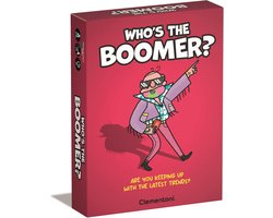 Clementoni - Who's The Boomer - Gezelschapspel - Kaartspel - Familiespel - Klein cadeau - Vanaf 14 j