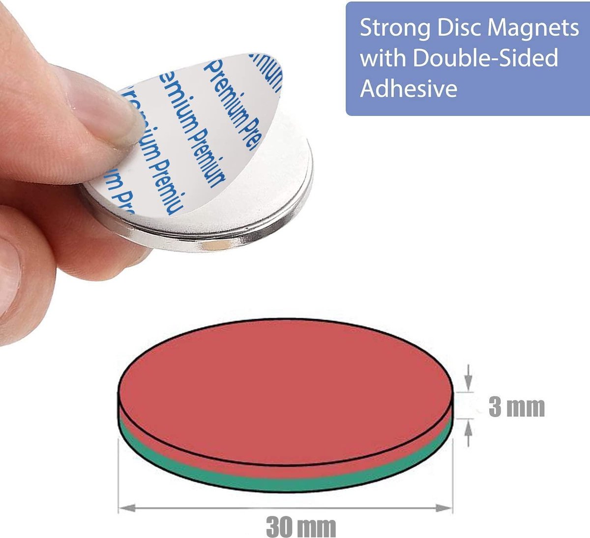 Aprilheld - 10 Aimants Néodyme N52 Ultra Puissants 2x2 Mm - Pour Tableau, Frigo, Photos - 7