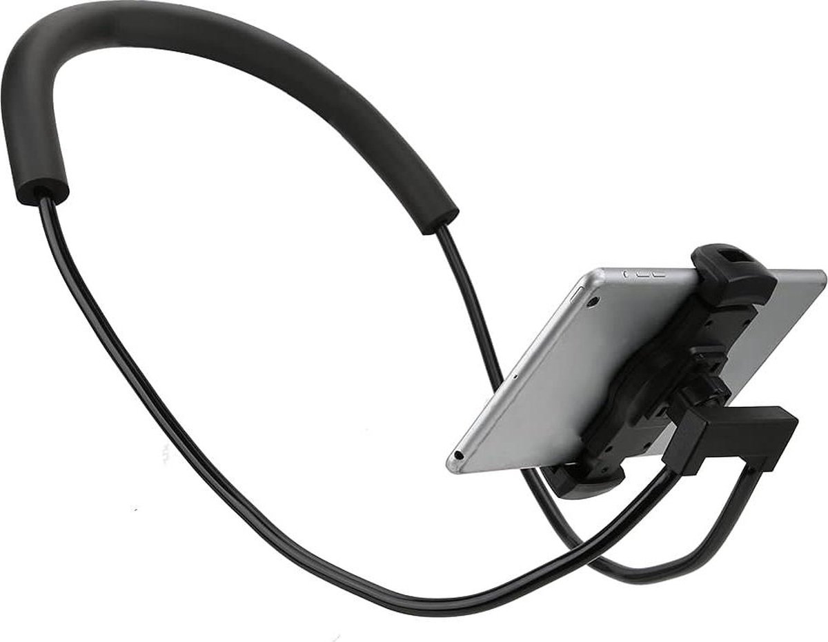 360° draaibare telefoonhouder voor nek - bed/auto/standaards - smartphones
