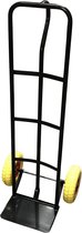 Bol.com Industrial Heavy Duty P-Handle Hand Truck with Stabbing Tyres - Black - 320 kg Capacity - 5 Year Warranty aanbieding
