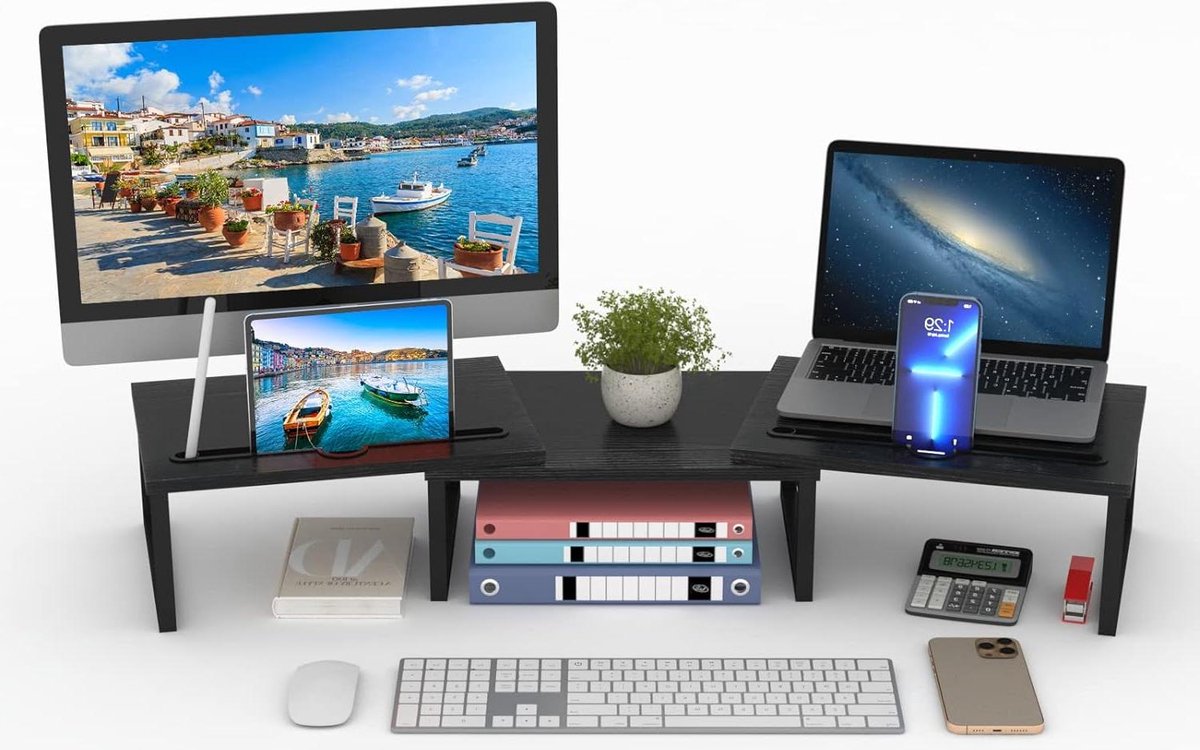 Desktop Monitor Stands - Zwart Kleur - Verstelbaar Model