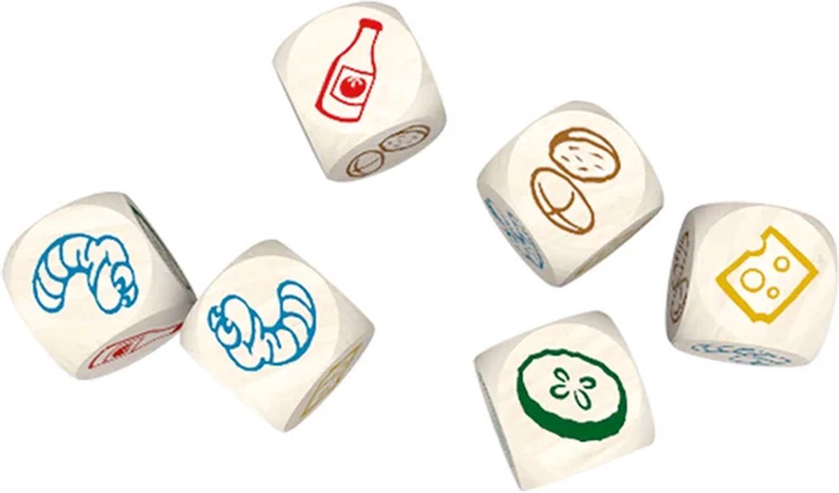 999 Games - Regenwormen Junior - Dobbelspel - De Regenwormen voor de kleintjes - Reisspel - Familiespel - Klein cadeautje — afbeelding 3