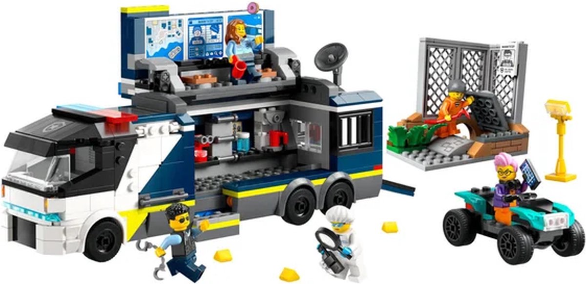 LEGO 60418 City Politielaboratorium in truck Politie Speelgoed voor Kinderen vanaf 7 jaar — afbeelding 20