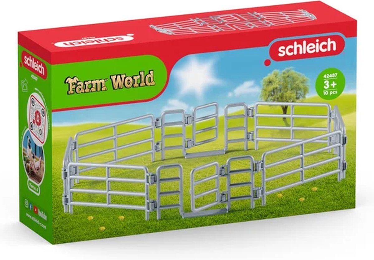 schleich FARM WORLD - Weidehek - Accessoires - Kinderspeelgoed voor Jongens en Meisjes - 3 tot 8 jaar - 42487 — afbeelding 13