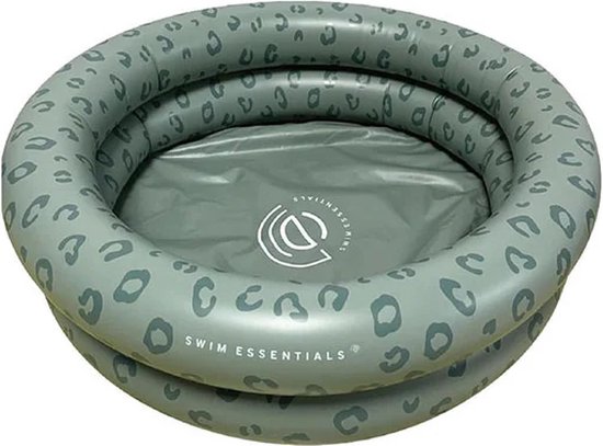 Piscine Opblaasbaar Swim Essentials - Piscine Bébé & Kinder - Imprimé Panthère Verte - Ø 100 cm