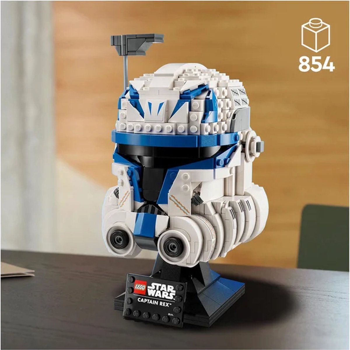LEGO Star Wars Captain Rex Helm Set voor Volwassenen, The Clone Wars Collectible - 75349 — afbeelding 15