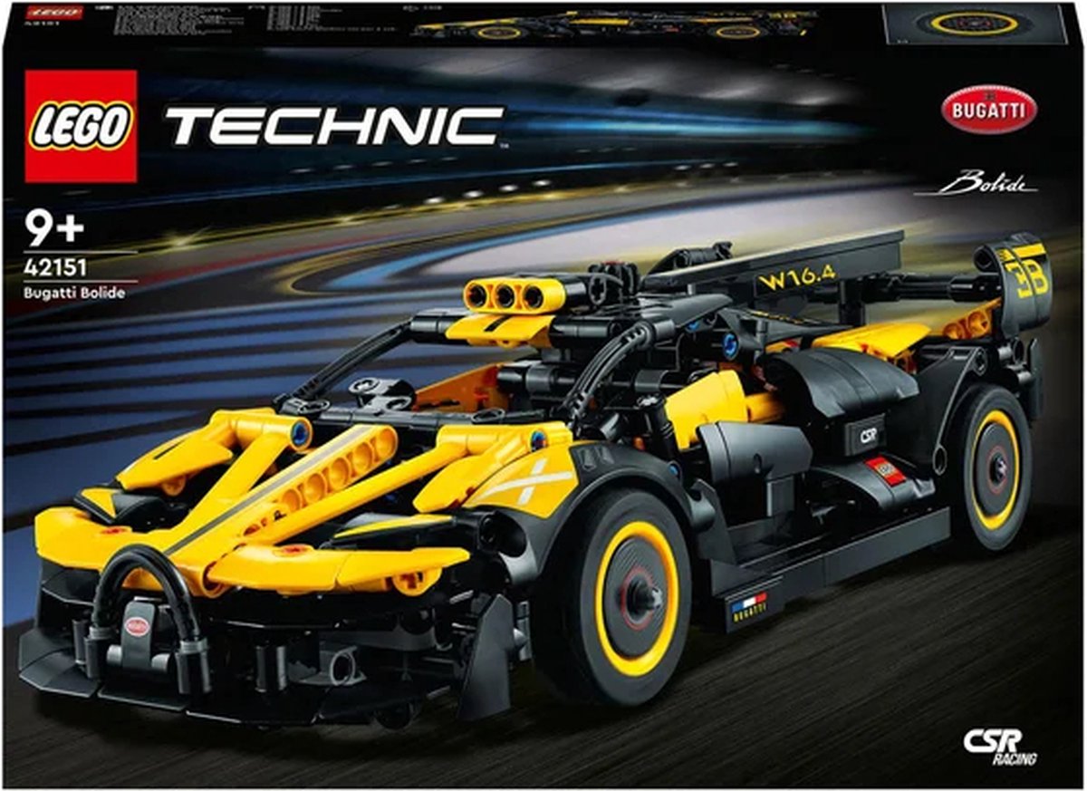 LEGO Technic Bugatti Bolide Sportwagen Modelauto Bouwpakket voor Kinderen - 42151 — afbeelding 12
