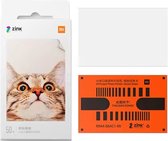 Originele Xiaomi Zink papier - 50 Stuks - 2 * 3 inch (5 x 7,6cm) - Zelfklevend fotoprinterpapier voor Xiaomi Mi Portable Photo Printer en andere fotoprinters - Zink papier