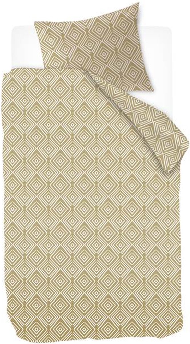 Ivorlyn York Dekbedovertrek - Eenpersoons - 140x200/220 cm - Gold