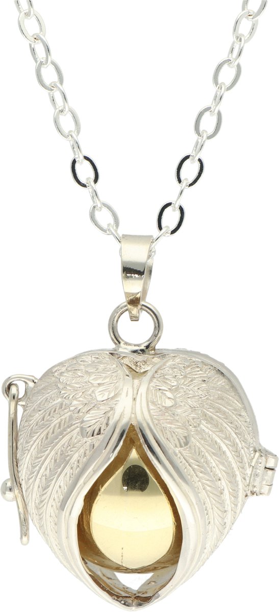 La Rosa Princesa Bola Zwangerschapsketting Zilver Angel wings engelen Vleugels