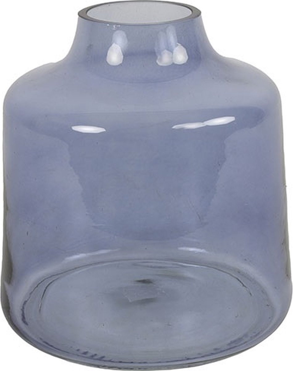 Countryfield Fles Jolina glas L20B20H21,5CM blauw