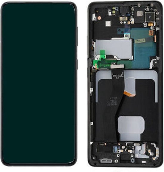 LCD / Scherm geschikt voor Samsung Galaxy S21 Ultra - G998B - GH82-26035A - Black Service Pack