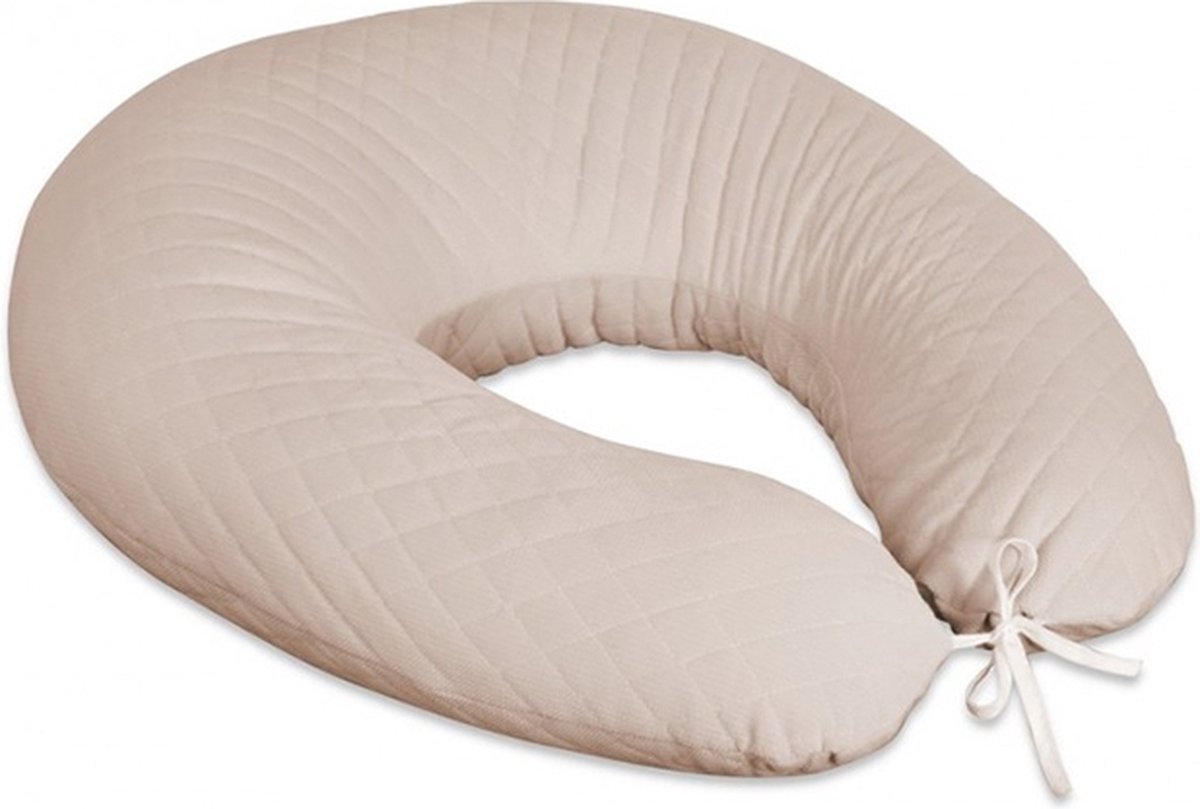 Babybam Voedingskussen Soft Velvet Beige 185 cm