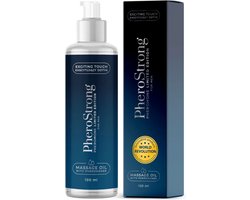 PHEROSTRONG - MASSAGEOLIE LIMITED EDITION VOOR MANNEN 100 ML | MASSAGEOLIE MET FEROMONEN | FEROMONEN VOOR MANNEN | PHEROMONEN VOOR MANNEN