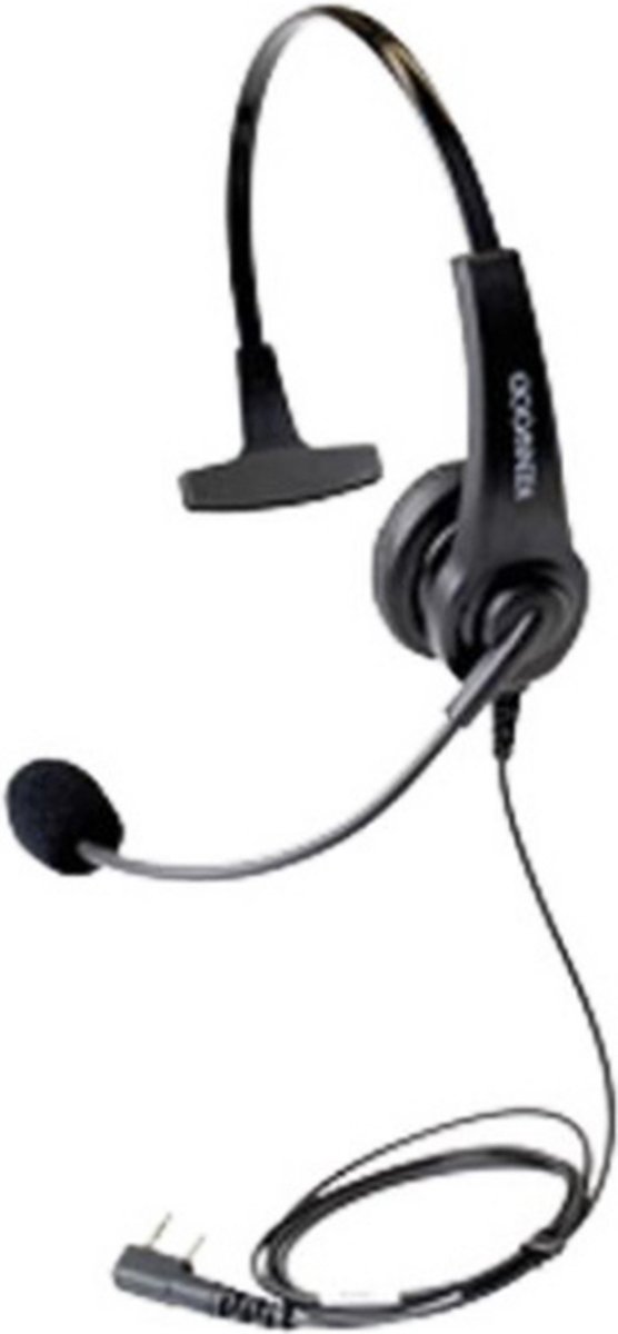 Kenwood KHS-7C Headset met boom microfoon (Zonder PTT) K1 2-pins aansluiting