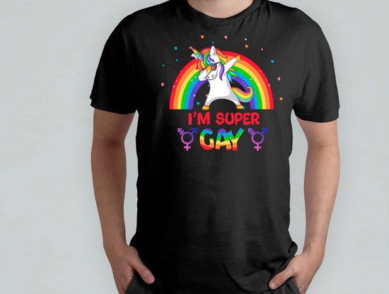 Je suis Super Gay - T Shirt - Pride - LGBT - LGBTQ - LoveIsLove - PrideMonth - LiefdeIsLove - Égalité